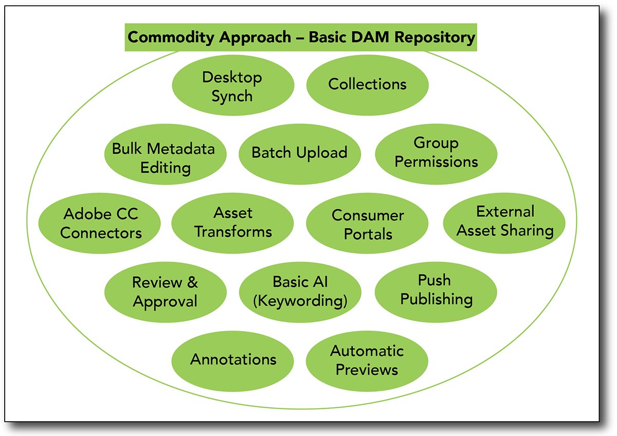 Basic DAM Repository Graphic Chart