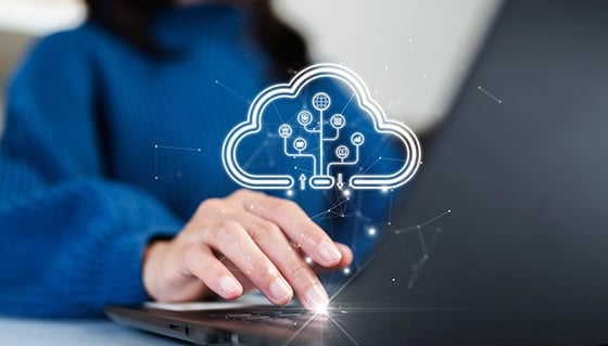 Cloud on laptop