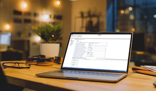 Laptop with TotalAgility deck