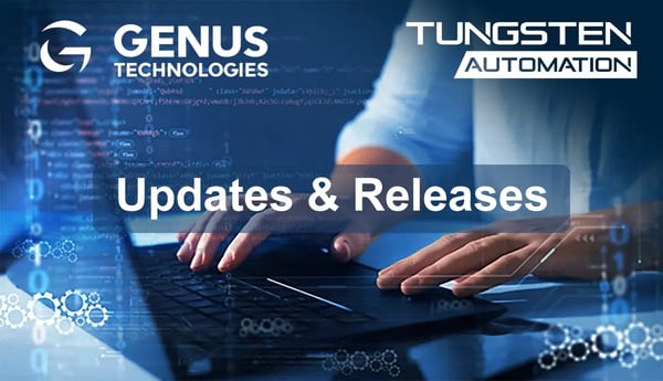 Genus Tungsten Automation Sofware Updates Image