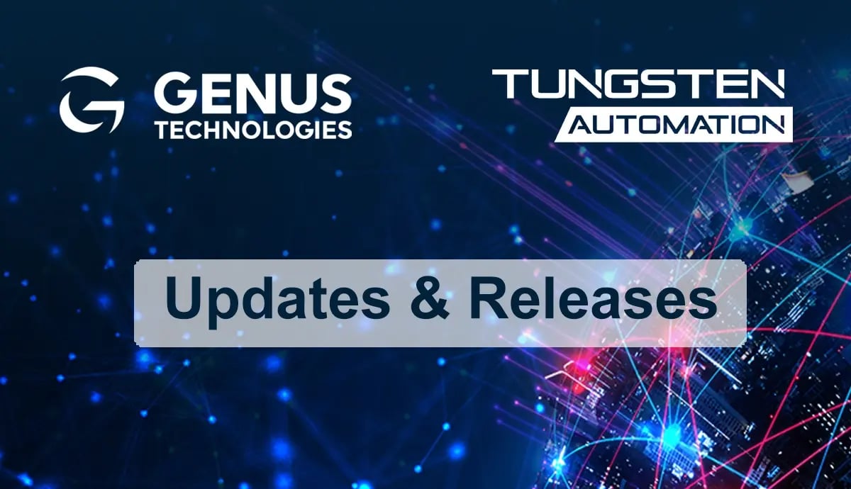 Tungsten updates & Genus logos