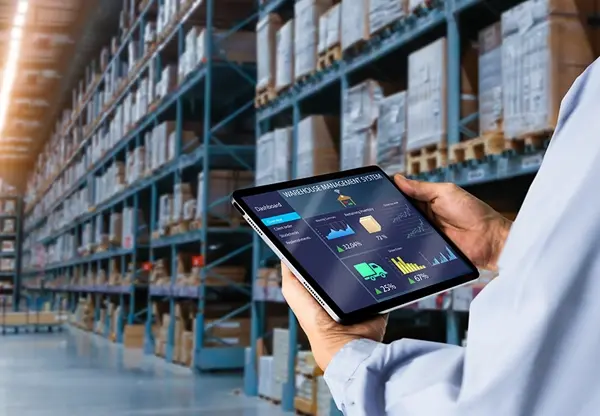 Supply chain management on tablet