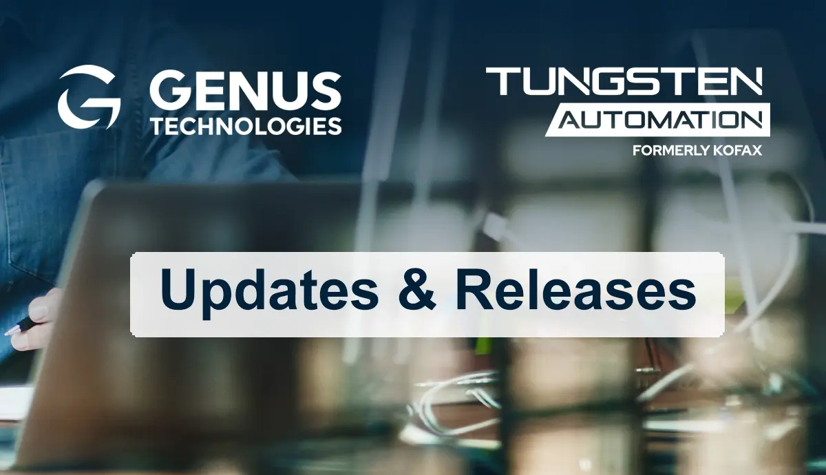 Tungsten Automation Software Releases, New Features, and Improvements for 08/12/2024 - 08/19/2024