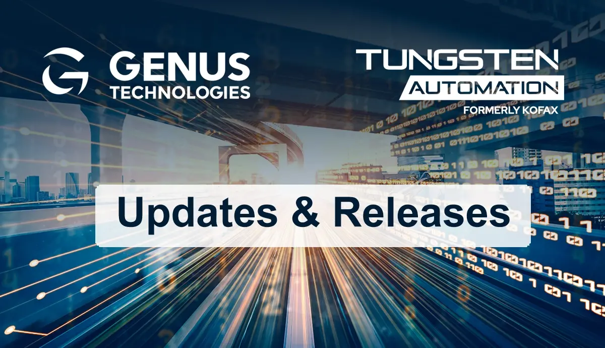 Tungsten Automation Software Releases, New Features, and Improvements for 09/23/2024 - 09/29/2024