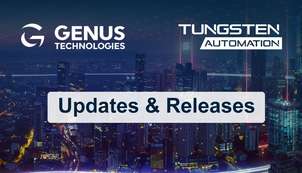 Tungsten Automation Software Releases, New Features, and Improvements for 4/14/2025 - 4/20/2025