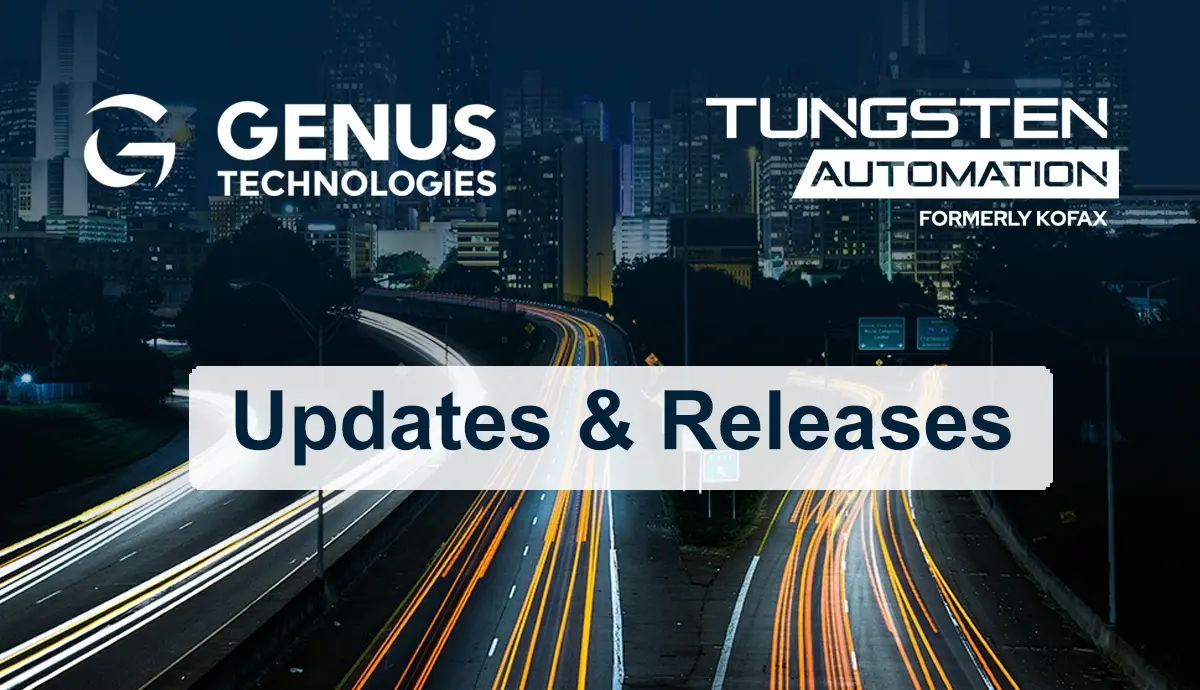 Tungsten Updates and Releases - smart city